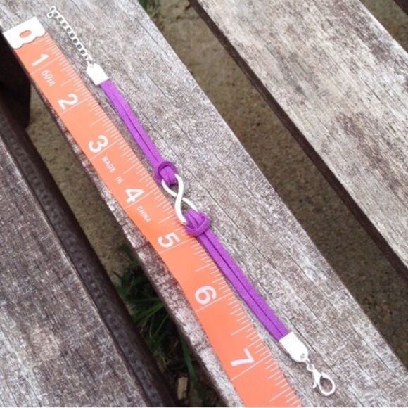 Purple Infinity Bracelet - Picture 2 of 2